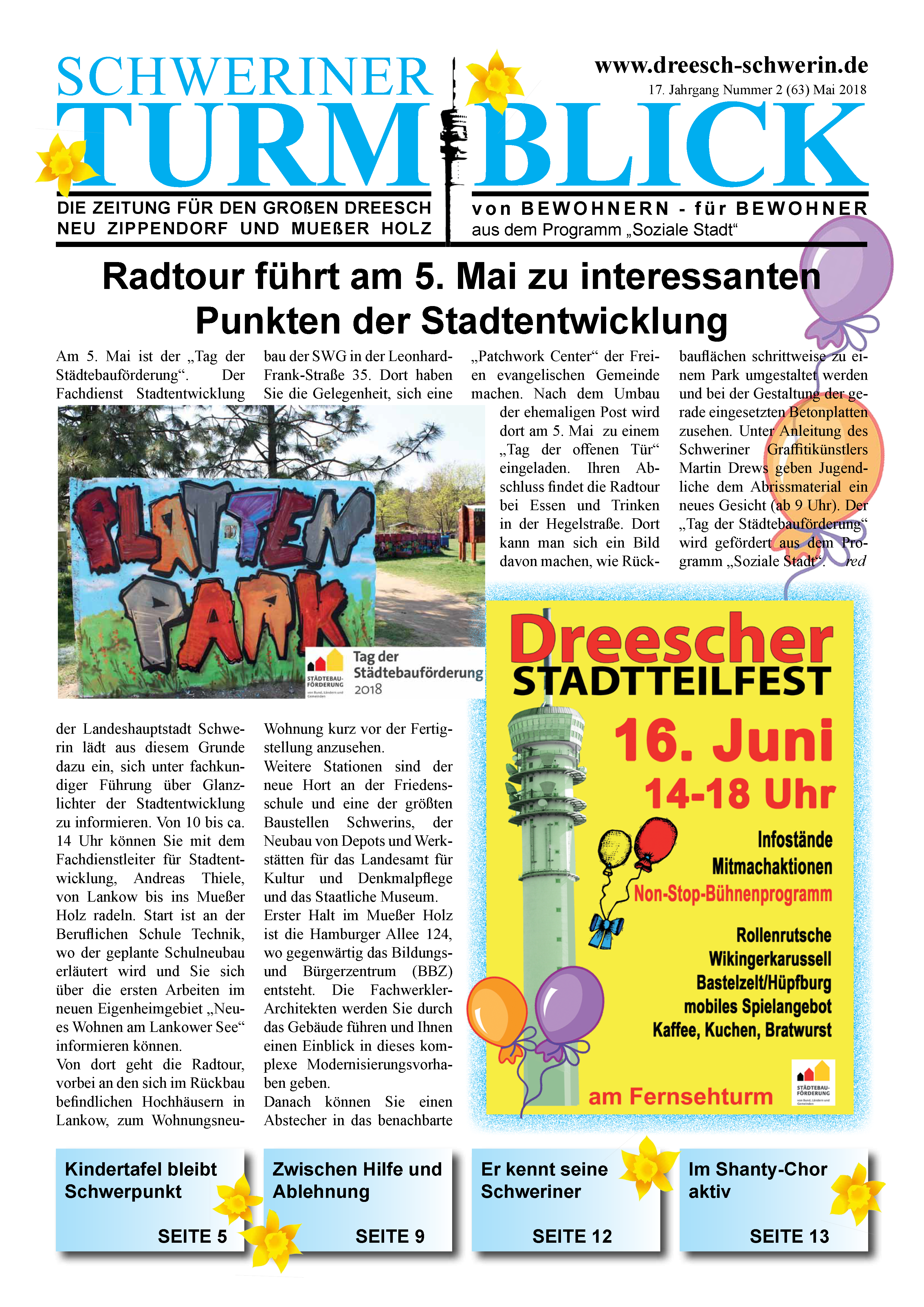 Schweriner Turmblick Ausgabe Mai 2018